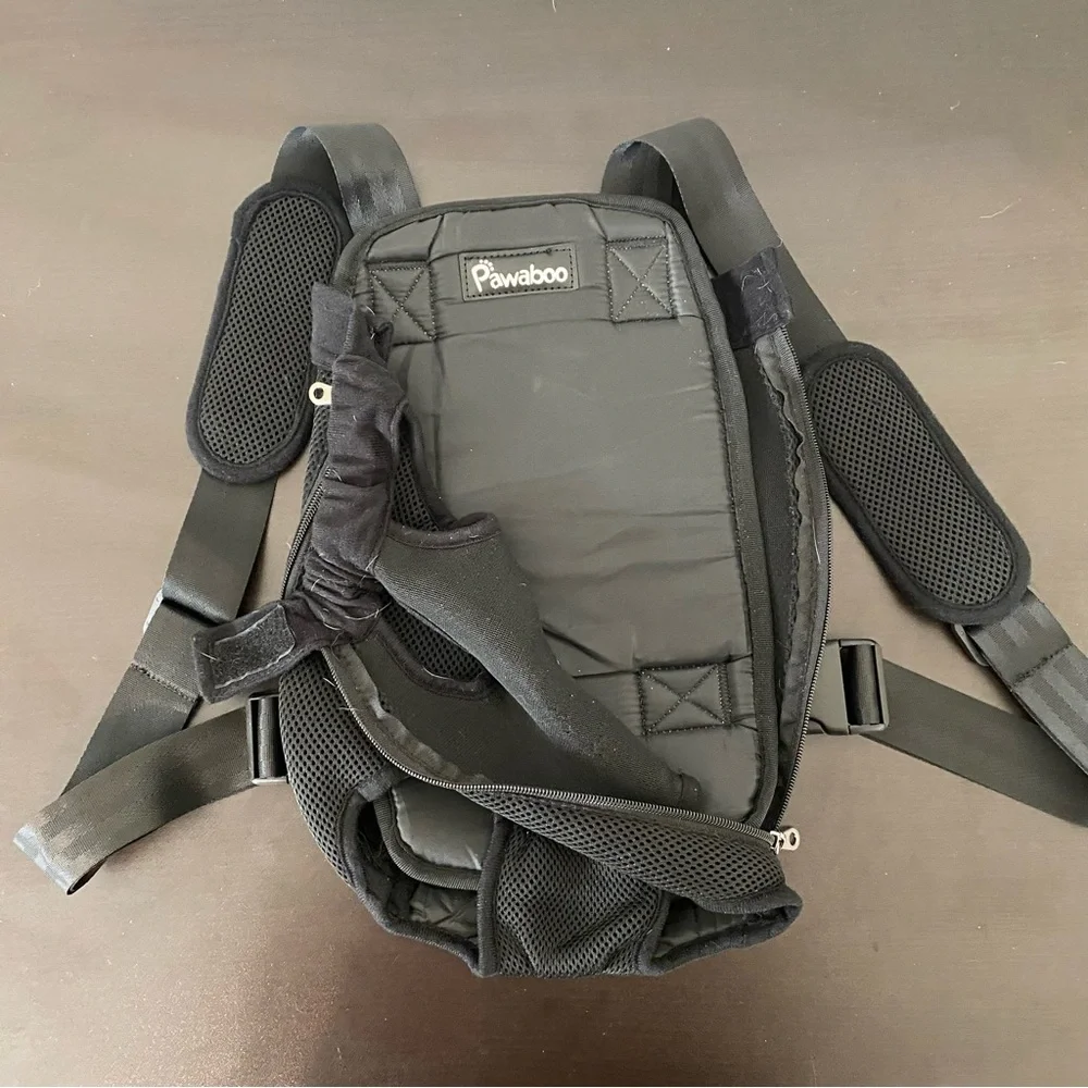 Pawaboo Dog Carrier Backpack with Breathable Mesh and Adjustable Straps